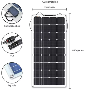 Paneles Solares Flexibles Flagsun de 500W y 23.15% de Eficiencia, Precio de Fábrica de Fabricante Chino, para RV/Auto/Camión/Barco/Jardín - Product Image 2
