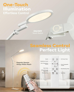 <span class=keywords><strong>Lampe</strong></span> de sol LED 2 en 1 avec lumière de thérapie par la lumière <span class=keywords><strong>du</strong></span> <span class=keywords><strong>jour</strong></span> 12000 Lux et lumière rouge 670 nm pour la lecture et la relaxation - Product Image 3