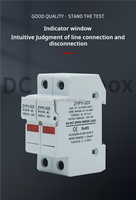 Porte-fusible solaire VINAC ZYPV à haute capacité de coupure AC 1000V 15A-32A 10x38mm en cuivre avec indicateur, à sortie axiale, à action rapide, IEC Basse Tension