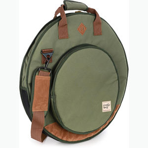 Free sample Cymbal <b>Bag</b> <b>With</b> <b>Wheel</b>, Double Layer 22'' - 24" Cymbal Case <b>with</b> 6mm Big Dividers and Pull Handle - Product Image 1