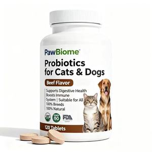 Tabletas masticables de probióticos para mascotas Ultra Premium, restauran la salud intestinal, mejoran la resistencia y promueven la longevidad - Product Image 4