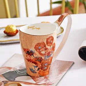 Vincent Van Gogh Kunst becher Die Sternennacht Porzellan Kaffeetasse Vintage Fancy Mug