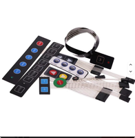 Panel Kontrol Keypad Membran Permukaan Matt/Glossy Amplifikasi Elektronik Cerdas, Pemasangan Standar, Warna Pantone