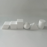 Neopoly Technology Bloc de mousse rigide moulée, étanche, blanc, carré, en polystyrène expansé (EPS), cubes de polystyrène, polyfoam pour artisanat