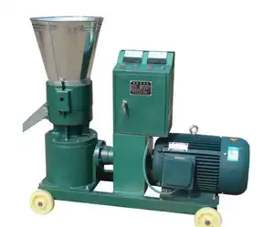 Commercial organic fertilizer animal feed pellet machine flat die granulator for sale 2024