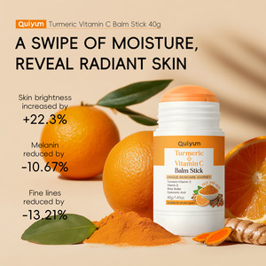 Bâton de baume au curcuma et à la vitamine <span class=keywords><strong>C</strong></span> QUIYUM 40g – Traitement ciblé pour le teint terne du visage et crème pour le cou - Product Image 3