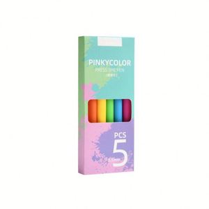Bolígrafo de Gel de Plástico Color Caramelo, 0.5 mm, Escritura Suave, Tinta Negra, Impresión UV, para Uso Diario en Oficina y Escuela - Product Image 1