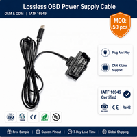Cable de Alimentación OBD II al por Mayor, Cable de Alimentación OBD para Cámara de Coche, Monitor de Estacionamiento, Cable OBD2, Adaptador OBD, OEM, ODM, IATF