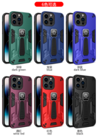 Étui de téléphone pour Tecno Camon 20/30/15/20 Pro/Spark 4/9T/7/10 Combo TPU + PC Protection d'objectif antichoc couvercle de support Portable