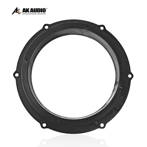 AK-11 6.5 pouces voiture haut-parleur montage entretoises adaptateur anneaux montage support anneau pour Audi pour <span class=keywords><strong>VW</strong></span> Magotan Skoda haut-parleur entretoises noir - Product Image 2