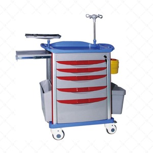 Xin Yuchen Emergency Trolley ABS 750*475*930mm Medical Rescue <b>Cart</b> For Hospital Use - Product Image 5