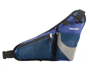 Riñonera unisex para deportes al aire libre, riñonera de nailon, soporte para botella de agua, correr, caminar, senderismo, cinturón de viaje con logotipo personalizable - Product Image 5