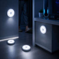 Lampe de nuit sans fil à détecteur de mouvement LED, rechargeable par USB, magnétique, à coller au mur, pour armoire, couloir, chambre, escalier, allumage/extinction automatique