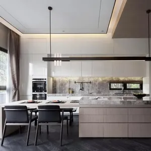 Итальянская модульная кухонная мебель AK1633 в европейском стиле, кухонный дизайн на заказ