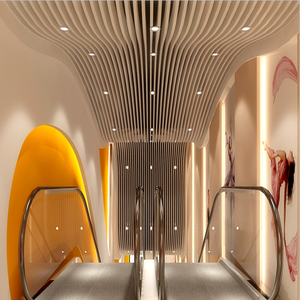 Revêtement mural suspendu en alliage d'aluminium 1100/3003/5005, décoratif extérieur, thermolaqué, couleur et forme personnalisées pour - Product Image 1