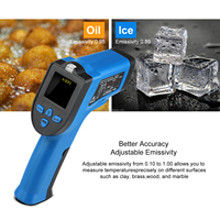 Thermomètre IR industriel ciblage double laser pistolets précis sans contact à haute température thermomètres infrarouges