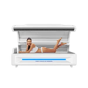 Wholesale OEM ODM Indoor Lay-down Tanning Bed W6N UV Lamp 44 Tubes Commercial Sun Bathing For Sale