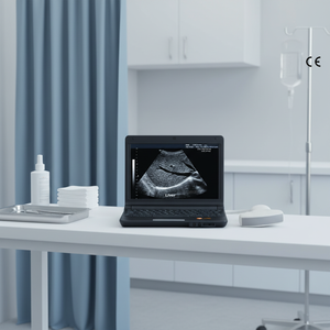 เครื่องอัลตราซาวนด์สัตว์แบบพกพา ขาวดำ สำหรับสัตว์ต่างๆ เช่น สุนัข แมว แกะ หมู วัว ม้า - Product Image 1