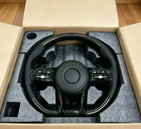 Volante de Coche de Fibra de Carbono y Cuero Genuino Personalizado de Alta Calidad, en Oferta, para Benz W204 S204 C204 W212 W212 C207 A207 X204 W218