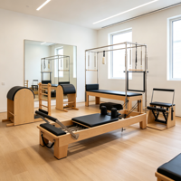 Machine de Pilates Reformer en chêne durable et écologique, prix usine OEM ODM 2026, pour studio de yoga et usage domestique