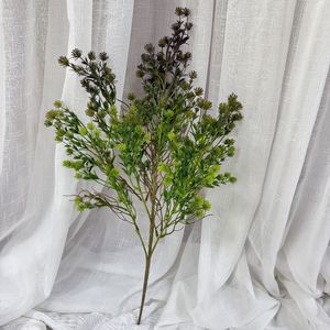 Bouquet de verdure artificielle Dream Castle, 6 branches, décoration de mariage, thème forêt, feuilles de plantes, vente en gros - Product Image 4