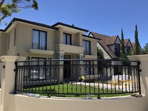Lan can sắt rèn tùy chỉnh hàng rào nhôm thép bền cho công viên Trường Sân vườn tường-Lan can & tay vịn - Product Image 2