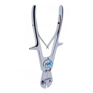 Cortador de varillas ortopédicas de acero, cortador de alambre de doble acción, cortador de clavos óseos pulidos, instrumento quirúrgico con certificación CE - Product Image 3
