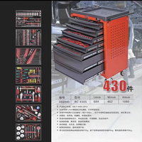 Chariot à outils Jieke de 430 pièces avec sept tiroirs pour réparation automobile Porsche 911 (2011-2019)