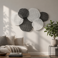 Décoration murale en métal, grande taille, vente en gros, accent décoratif pour la maison, 103,51*5,72*59,69 CM, décoration murale en métal doré pour la maison, luxe