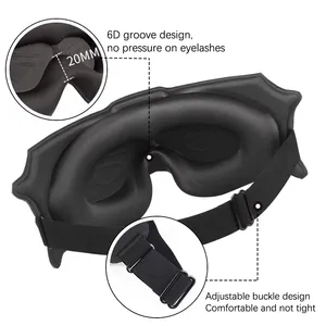 Antifaz de Espuma Viscoelástica 3D para Dormir, Bloquea la Luz, para Dormir Profundamente, Parche para los Ojos - Product Image 3