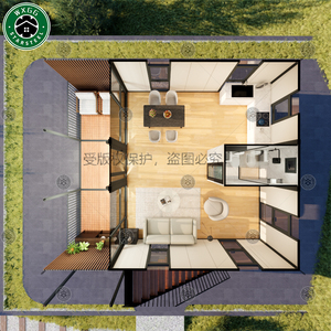Casa Contenedor Expandible Impermeable de Alta Calidad, 20 pies/40 pies, Estructura de Acero Resistente, Montaje Rápido, Estructura Modular - Product Image 5