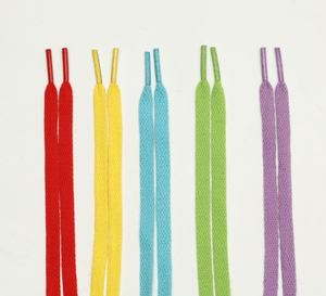 Cordones Planos de Poliéster Personalizables de Alta Calidad, 8mm de Ancho, 50-200cm, de Una Sola Capa, 57 Colores para Zapatillas Deportivas - Product Image 2