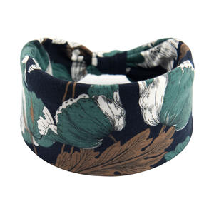 แถบคาดศีรษะสำหรับเล่นโยคะกีฬาพิมพ์ลายแฟชั่นแถบคาดศีรษะยืดหยุ่นแบบยุโรปอเมริกันขายส่งใหม่ - Product Image 4