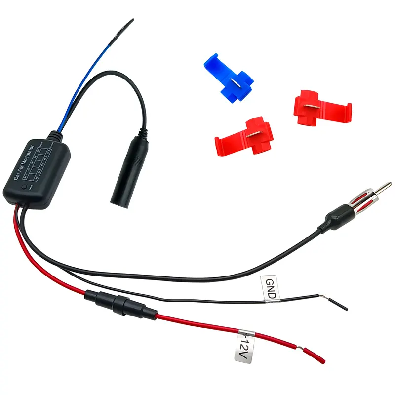 Connecteur d'antenne de câble FM radio sans perte pour voiture Adaptateur de lecteur de musique DAB pour voiture Récepteur de câble Modulateur FM RF