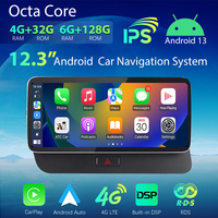 Autoradio Android 13 12.3 "QLED 8 Core Multimedia Stereo Player pour 09-17Audi Q5 High
