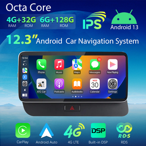 Autoradio Android 13 12.3 "QLED 8 Core lettore Stereo multimediale per 09-17Audi Q5 alta - Product Image 2