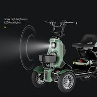 Scooter à 4 roues stable S20-15, frein hydraulique, scooter électrique rechargeable à batterie au lithium pour la ville, scooter électrique express