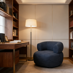 Chaise de salon de luxe en tissu polaire, mobilier décontracté, Design, nouveau, - Product Image 3