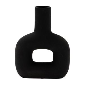 Vaso moderno in dolomite a taglio aperto per l'arredamento del soggiorno e come complemento decorativo per la casa, vaso decorativo per fiori per camera da letto o ufficio - Product Image 1