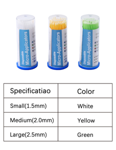 Aplicador <span class=keywords><strong>de</strong></span> Microcepillo Dental Manual Desechable <span class=keywords><strong>de</strong></span> Plástico para Limpieza y Obturación Dental, Certificado ISO, <span class=keywords><strong>Debo</strong></span> DB-YL-02 - Product Image 3