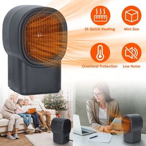 Chauffage infrarouge portable 500W, mini radiateur de bureau PTC pour la maison, le bureau et usage personnel - Product Image 4