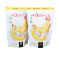 Emballage personnalisé en sachet refermable brillant pour aliments congelés, fruits secs, sachet en aluminium, fermeture éclair en plastique, sachet en mylar debout