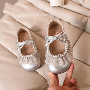 <span class=keywords><strong>Scarpe</strong></span> da Principessa con Fiocco in Pizzo per Bambine, Nuovo Modello, Suola Morbida, <span class=keywords><strong>Scarpe</strong></span> Singole per Bambine - Product Image 3