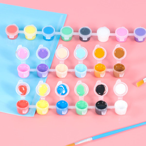 High Quality 6-8-12-Color Siamese Graffiti Acrylic Paint Set 2ml Children's Glass <strong>Painting</strong> <strong>Medium</strong> for Wholesale - Product Image 2
