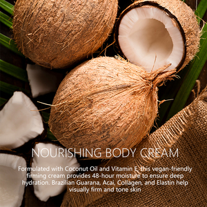 Crema corporal de aceite de coco de etiqueta privada, mantequilla corporal batida para busto y cuerpo, ayuda a tensar y reafirmar la piel - Product Image 4