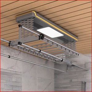 Intelligent remote control lifting automatic home balcony clothes <b>drying</b> telescopic pole electric clothes <b>drying</b> <b>rack</b> - Product Image 1