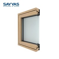 Fenêtres et Portes Modernes en Bois avec Isolation Phonique et Thermique, Verre Décoratif et Quincaillerie Ornamentale pour Cuisine et Appartement