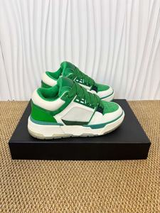 Zapatos de Diseñador de Lujo Estilo 2025, Zapatos Casuales de Cuero y Goma Verdes y Blancos para Hombre, Zapatos de Diseñador Coach Amiry para Hombre - Product Image 5