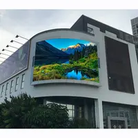 P10 Wasserdichter kommerzieller LED-Bildschirm Werbe bühnen hintergrund Flexible LED-Anzeige