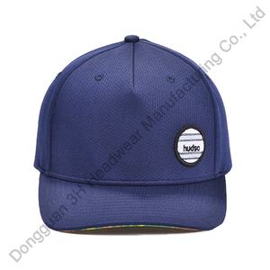 Diseñador <span class=keywords><strong>de</strong></span> alta calidad sin estructura 5 paneles <span class=keywords><strong>de</strong></span> impresión Borde inferior Flex ajustado gorras <span class=keywords><strong>de</strong></span> béisbol parche tejido personalizado sombreros ajustados - Product Image 6